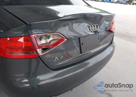 2009 Audi A4 2.0T Premium z USA, uszkodzony, nr VIN WAUJF78K19N074204